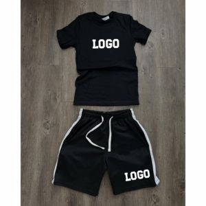 Ensemble décontracté 2 pièces en coton pour homme : T-shirt et short – Tenue d'été 2026 - Product Image 2