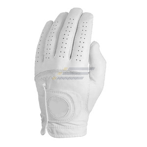 PU Leather Golf <b>Gloves</b> Unisex Breathable UV Protection Hand <b>Grips</b> Anti Slip Sweat Resistant Professional Golf Practice Sports - Product Image 1