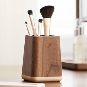 Acacia Wood Pen Holder Wholesale | Minimalist <b>Desk</b> Organizer | Moradabad India - Product Image 4