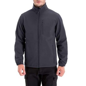 Veste softshell pour homme, coupe-vent, à capuche, en polaire, imperméable, pour sports d'hiver en plein air, veste de pluie à capuche pour homme, vestes softshell OEM - Product Image 1