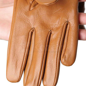 Gants d'hiver en cuir de haute qualité, personnalisables, longueur poignet, doux au toucher, écologiques, légers, compatibles écran tactile, pour une protection optimale - Product Image 6