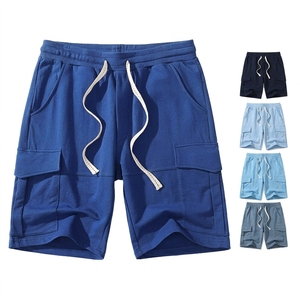 Shorts Cargo Unisex Extra Grandes de Algodón y Poliéster, Pierna Ancha, con Cordón Ajustable, Estilo Hip Hop, Transpirables, Casuales de Verano, Personalizables - Product Image 2
