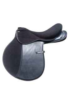 ชุดอานม้ากระโดดสังเคราะห์สีดำขนาด 14 นิ้วแบบปรับแต่งได้ พร้อมอุปกรณ์เสริม เช่น ที่วางเท้า สายรัดเอว และบังเหียน |   มีทุกขนาดให้เลือก | - Product Image 4