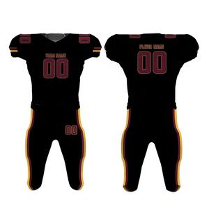 Custom Design 100_ Polyester Men's American Football Uniform Adult And Youth Wear Sublimation Unisex American Football Uniform - Product Image 1