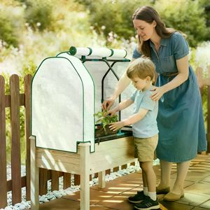 Fioriera rialzata in PE per serre e giardinaggio esterno - Product Image 1