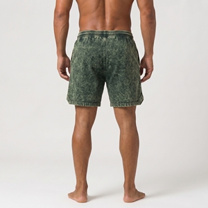 Pantalones Cortos para Hombre con Efecto Ácido, Tela Suave, Corte Relajado, Casuales de Verano, Estilo Lavado, Moda Urbana, Uso Diario - Product Image 5