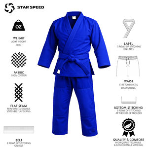 Nouvel uniforme élégant de judo/jujitsu noir pour hommes et femmes, extensible, pour arts martiaux, Kempo, Kendo, BJJ, Karaté, Grappling - Product Image 5
