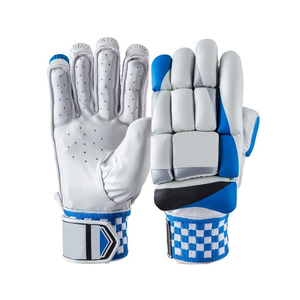 Gants de frappe de cricket en cuir Pittards professionnels personnalisés, légers, haute protection, rembourrage gris glacé, protège-mains de frappe. - Product Image 6
