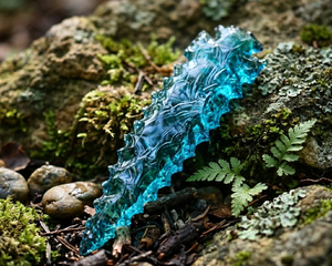 Couteau en obsidienne flèche bleue, décoration d'intérieur, sculpture en pierre artisanale, énergie de guérison, Feng Shui, objet cadeau décoratif - Product Image 5