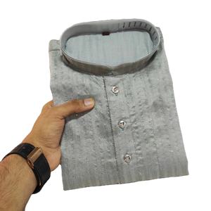 Dhwaja Export Jacquard Other Fabric with to Buti Work Kurta Payjama para colección de hombres India y Pakistán étnico en stock - Product Image 2