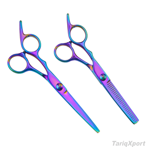 Tijeras de Peluquería Profesionales de Alta Calidad, con Mango Largo, Punta Afilada, Acero Inoxidable, Coloridas, de 6.0 Pulgadas, Venta al Por Mayor de Fábrica - Product Image 2