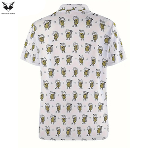 Chemise de golf pour homme avec impression graphique personnalisée, vêtements décontractés à manches courtes pour l'extérieur, meilleur produit, polos imprimés pour homme - Product Image 2