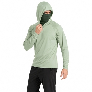 Camisa de Pesca con Capucha y Protección UV, con Cubre Rostro, Manga Larga, Transpirable, para Actividades al Aire Libre - Product Image 2