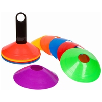 Conos de Entrenamiento de Plástico PE Flexibles y Duraderos, Equipo de Agilidad para Gimnasio, Discos Marcadores para Entrenamiento de Velocidad en Deportes al Aire Libre, Fútbol