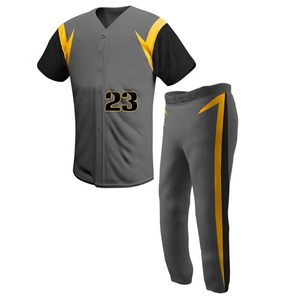 High Quality Polyester Baseball Uniform Set for Professional Players - Product Image 5