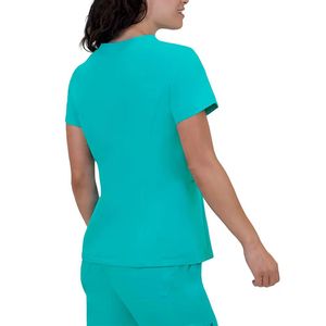 Uniformes de Enfermera de Manga Corta con Cuello en V para Mujer con Pantalones Jogger, Traje de Doctora para Hospital - Product Image 3