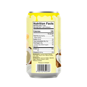 Bebida de Marca Privada, Jugo de Frutas y Verduras, Leche Vegetal, Vietnam OEM/ODM, Lata de 330 ml, Mezcla de Leche de Coco y Plátano - Product Image 2