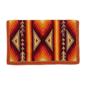 Hand woven 100% New Zealand wool western saddle blanket for horse riding sports and competition <b>equestrian</b> products - Product Image 5