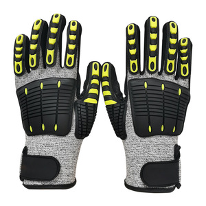 Gants anti-vibrations avec rembourrage SBR et protection TPR, pour mécaniciens, travail intensif - Product Image 1