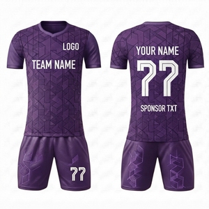Uniformes de Fútbol Sublimados al por Mayor, Personalizados para Hombres y Niños, Conjunto de Uniforme de Fútbol en Blanco, Ropa de Entrenamiento para Equipos Masculinos, Camiseta de Entrenamiento - Product Image 1
