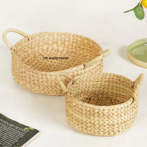Wholesale Wicker Handle Woven Storage Rattan <b>Basket</b> Eggs Candy And <b>Flower</b> <b>Basket</b> Serving Fruit Use Home Decoration - Product Image 2
