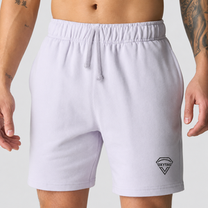 Custom <b>Men</b> Gym <b>Shorts</b> Light Purple Elastic Waistband Casual Athletic <b>Sweat</b> <b>Shorts</b> Workout Running <b>Shorts</b> OEM Manufacturer - Product Image 6