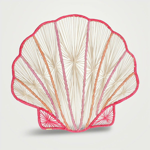 Sets de table haut de gamme pour la décoration de table de Noël, sets de table ronds en cordon de papier, design personnalisé, variété de couleurs et de choix - Product Image 5