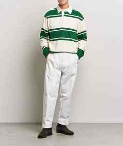 Camiseta de rugby transpirable y suave para hombre, manga larga, personalizada, 100% poliéster, lisa o estampada, transpirable. - Product Image 6