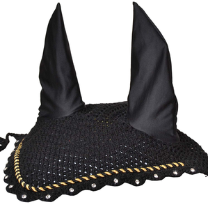Voile anti-mouches pour chevaux, design personnalisé, insonorisé, fait main, en coton doux et respirant, écologique, léger, pour équipes sportives professionnelles, avec protection des oreilles - Product Image 2
