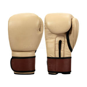 Gants de boxe pour sac de frappe lourd en cuir véritable légers et antidérapants pour l'entraînement - Product Image 1