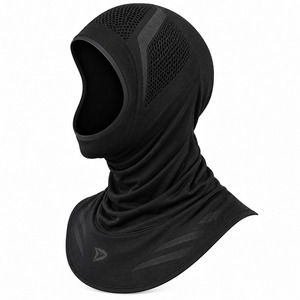 <b>Full</b> Coverage Modest Headwear Seamless Obsidian Breathable Lightweight Running Cycling Sports <b>Hijab</b> Custom OEM - Product Image 3