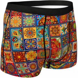 <b>Custom</b> Sublimated <b>Boxers</b> Men Breathable Polyester Underwear OEM ODM Moisture Wicking Athletic <b>Boxer</b> Briefs Manufacturer Supplier - Product Image 5