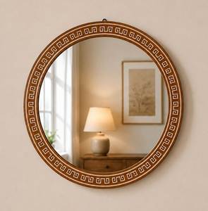 Modern Rectangular Bone Inlay Decorative <b>Mirror</b> Frame Handmade Durable Eco-Friendly Polished Edge Home Use - Product Image 3