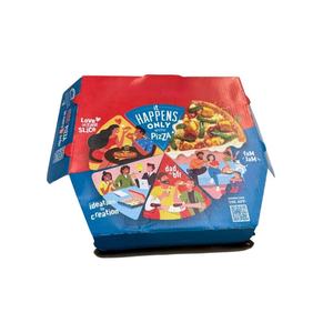 Kraft Corrugated Pizza Cardboard <b>Box</b> with Square Shape Eco Friendly <b>Foldable</b> Packaging for Logistics and Delivery at Best Price - Product Image 5