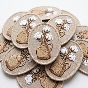 Parches Redondos Bordados de Mariquita y Trébol, Apliques de Insectos Shamrock Directos de Fábrica para Ropa y Sombreros - Product Image 5
