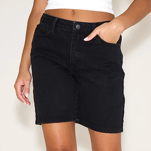 Low moq distressed shorts women ripped jean shorts streetwear summer casual comfort bulk order factory - Product Image 3
