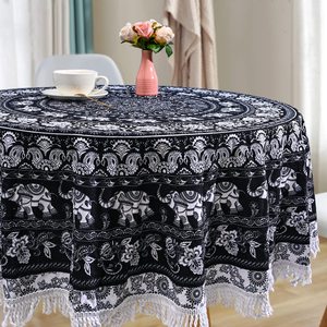 Tapis mural rond imprimé d'oiseaux, tapisserie de Yoga, Mandala, style indien, pour plage, pique-nique de plage, vente en gros - Product Image 6