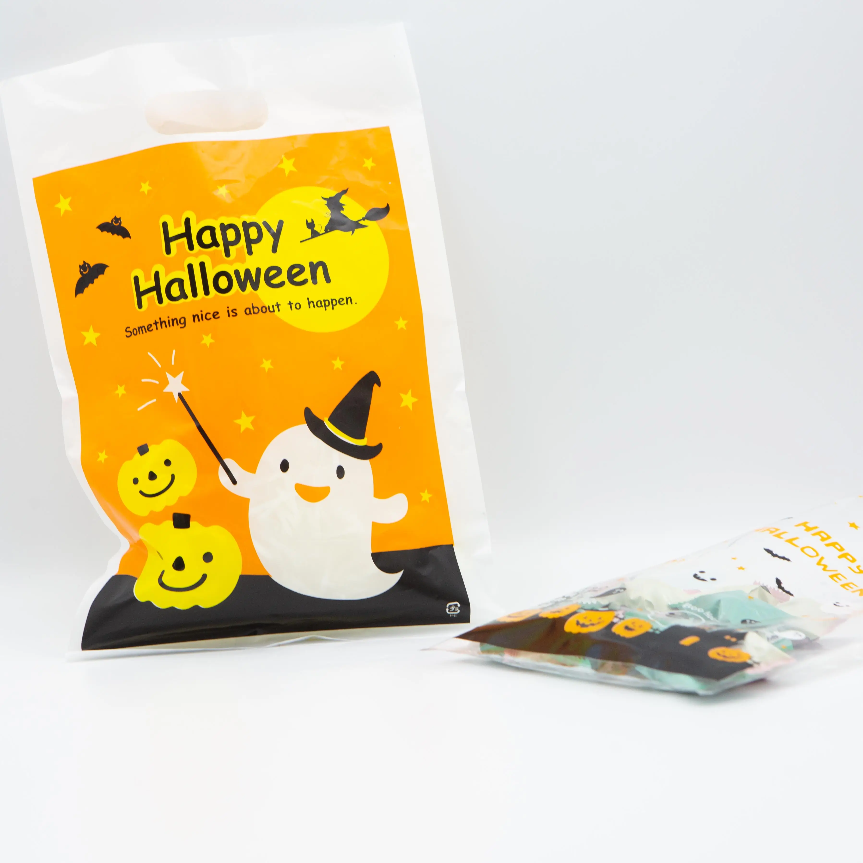 Halloween high quality Cellophane Treat Bags Plastic Candy bags Gift Bag With Twist Tie For Halloween Party Favors