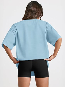 <b>Women's</b> Plus Size Streetwear T-<b>Shirt</b> with Canvas Fabric for Gentle Comfort Clean Lines Easy Fit-Relaxed Everyday Wear - Product Image 4