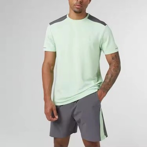 Men's Eco-Friendly Crew Neck Short T-Shirt & Streetwear Shorts Set 100% Cotton Digital Printed Acid Wash Summer Outdoor Use - Product Image 3