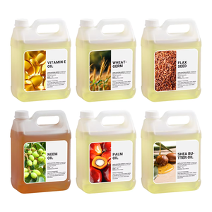 Huile d'avocat et de noix de coco 100% pure naturelle pressée à froid Wenyuan pour les soins de la peau, huile de pépins de raisin biologique en vrac - Product Image 1