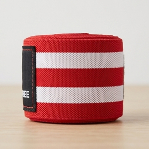 Weightlifting Push Up Knee Wraps Workout Fitness Dead Lift Knee Support <b>Hook</b> & Loops Powerlifting Knee Wrap - Product Image 4