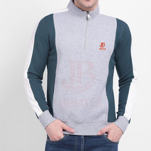 Sweat-shirts à demi-zip pour hommes les plus vendus, coupe classique, confortables, respirants, style streetwear, col montant - Product Image 5