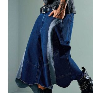Pantalones Cortos de Mezclilla Anchos Personalizados para Hombre, Estilo Baggy, Streetwear, Hip Hop, Corte Holgado, Cargo, OEM, Venta al por Mayor, Moda - Product Image 2