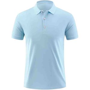 Polo à col pour homme, manches courtes, 100% coton, décontracté, respirant, pour le golf - Product Image 4
