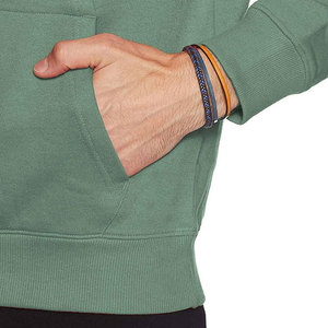 High Quality <b>Men's</b> Custom Hooded Gym Hoodies Solid Pattern Winter Sweatshirts Breathable 350g Knitted Polyester/Cotton Logo - Product Image 3