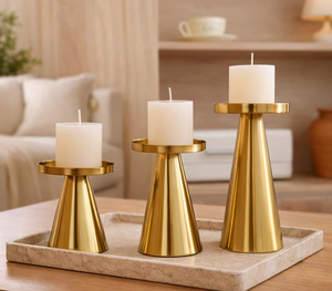 Aluminium Metal <b>Candle</b> Holder for <b>Long</b>-Lasting Use for Home Decor Weddings Parties Available for Competitive Price from India - Product Image 4