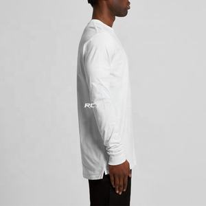 Sweat-shirts à manches longues et col rond en gros, retour facile, 100% coton, coupe classique, logo brodé personnalisé pour hommes - Product Image 4