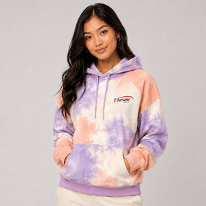 Best Quality Women <b>Tie</b> <b>Dye</b> <b>Hoodie</b> Custom Logo Soft Cotton Fleece Warm Breathable Pullover Casual Streetwear <b>Hoodie</b> Wholesale - Product Image 3