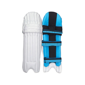 High Quality Durable Light Weight Adjustable PU Double-Stitched Ambidextrous Buckle Closure Customizable <b>Cricket</b> Batting <b>Pads</b> - Product Image 5